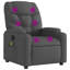 Fauteuil inclinable de massage relaxant gris foncé-130051961