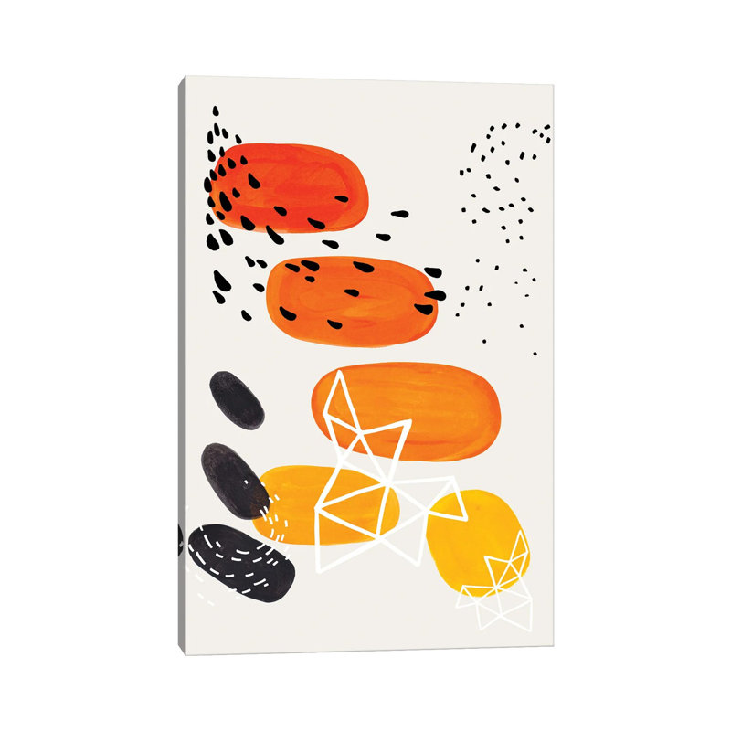 Sun Stone Frenzy by EnShape - Wrapped Canvas Print, 20.32 cm H x 30.48 cm W