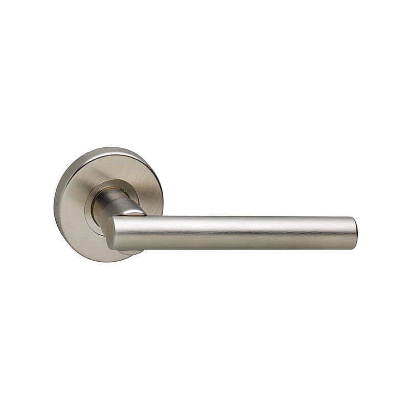 6x Urfic T Metal Lever Latch Door Handles Set Rose Internal, External