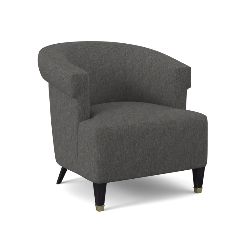 Fauteuil large de 30,5 po Madame, Ébène vintage, Ciel Kinsley