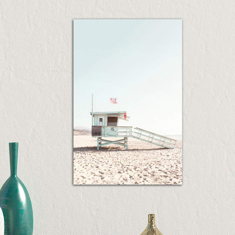 Lifeguard Hut by Sisi & Seb - Wrapped Canvas Print, 66.04 cm H x 45.72 cm W x 1.91 cm D