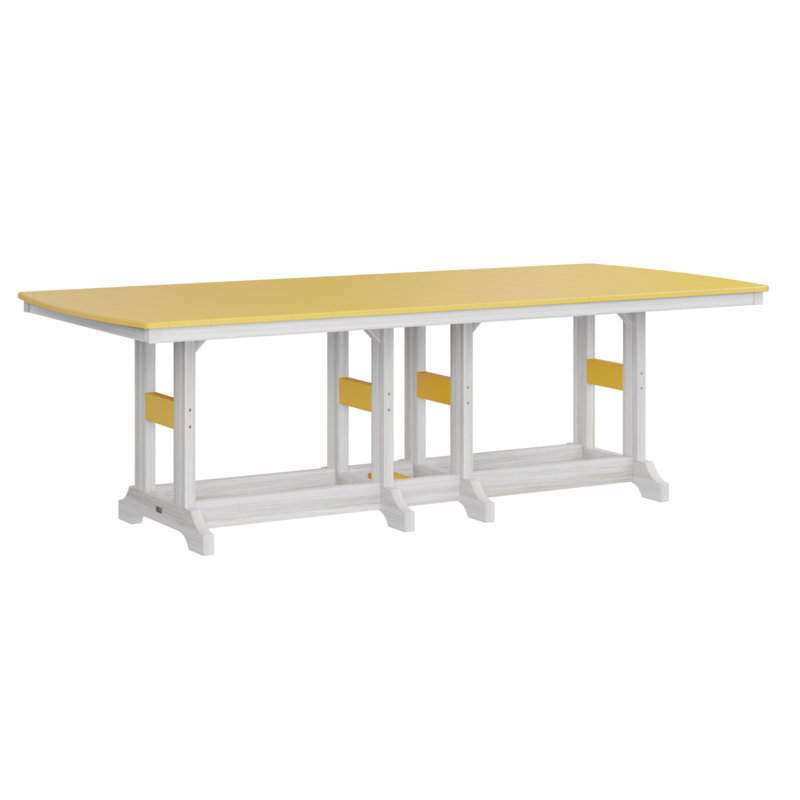 Garden Classic Outdoor Bar Table, Sunburst Yellow, Seashell