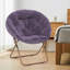 Chaises de salle à manger rembourrées rondes, chaises pliantes Papasan, chaises de lecture pour la chambre à coucher-101920691-95209946