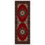 Tapis rouge en coton imprimé chenille Guria-844336385