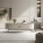 Simple storage microcrystalline stone coffee table