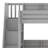 Multifunctional Storage Staircase Bunk Bed With Trundle And Integrated LED，USB，Shelves-766706827