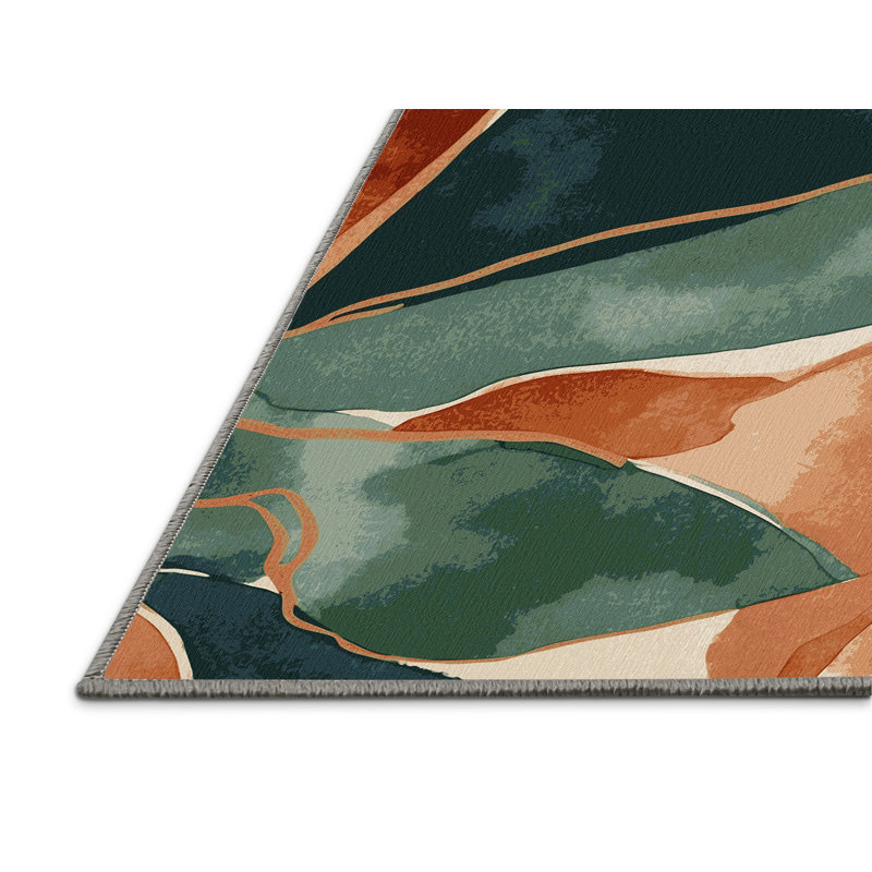 Gilded Greens Rug, Round 5'
