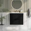 Meuble-lavabo mural avec lavabo en céramique et deux tiroirs-128923465-128923467