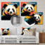 Pop Art Coloful Panda I - art mural animal Panda-292687774