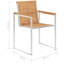 Murtaza Stacking Patio Dining Armchair with Cushion