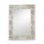 Pierced Flat Metal Wall Mirror-24335977