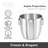 Stainless Steel Champagne & Ice Bucket (4 lt)
