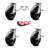 4 Piece Kingpinless Phenolic Caster Set