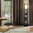 Maxwell 63 in. Traditional LED 3-Shelf Floor Lamp with Fabric Square Shade-1916096226