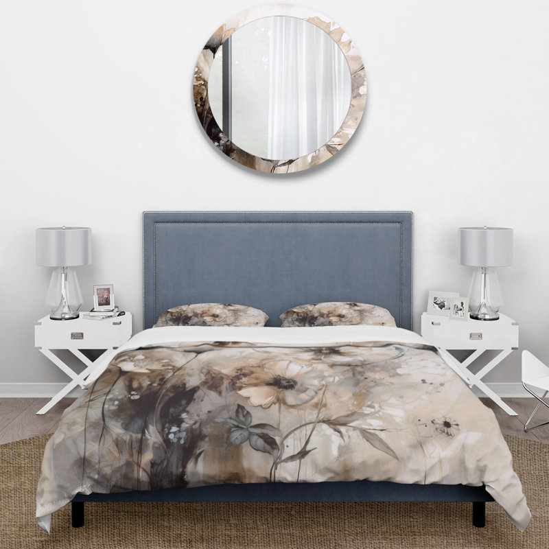 Ensemble de housse de couette en microfibre / polyester , Housse de couette pour très grand lit et 2 très
