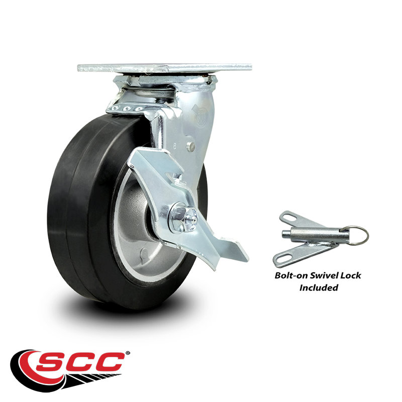 Rubber and Aluminum Caster