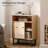 23.6“W Sideboard Accent Cabinet With Open Space