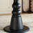 Brown Black Round Solid Wood Dining table-269194943