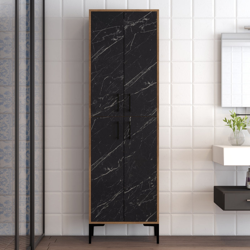 Adamina Freestanding Linen Cabinet