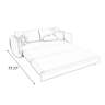 Mont Bike Solutions Loveseat Beige 100% Polyester Sleeper sofa | Wayfair