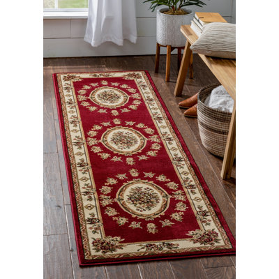 Colindale Le Petit Palais Red Traditional Rug