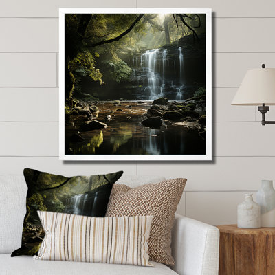 " Waterfall Cliff Scenery Magic IV "