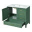 Meuble-lavabo 36 po avec cadre en pin massif-2127156298