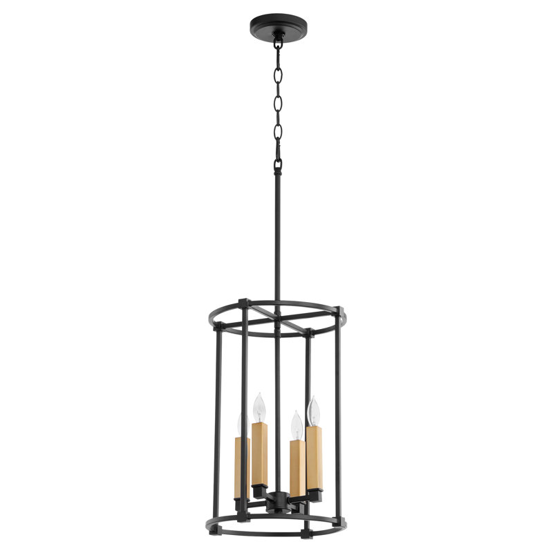 Analie 4 - Light Single Pendant, Noir