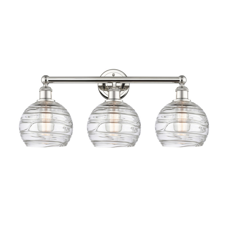 Essex 3 - Light Dimmable Vanity Light, Polished Nickel, Clear