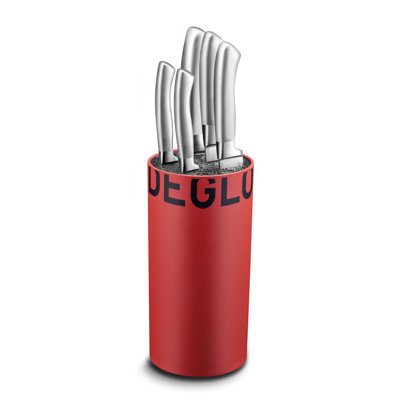 Déglon Oryx 6 Piece Stainless Steel Knife Block Set