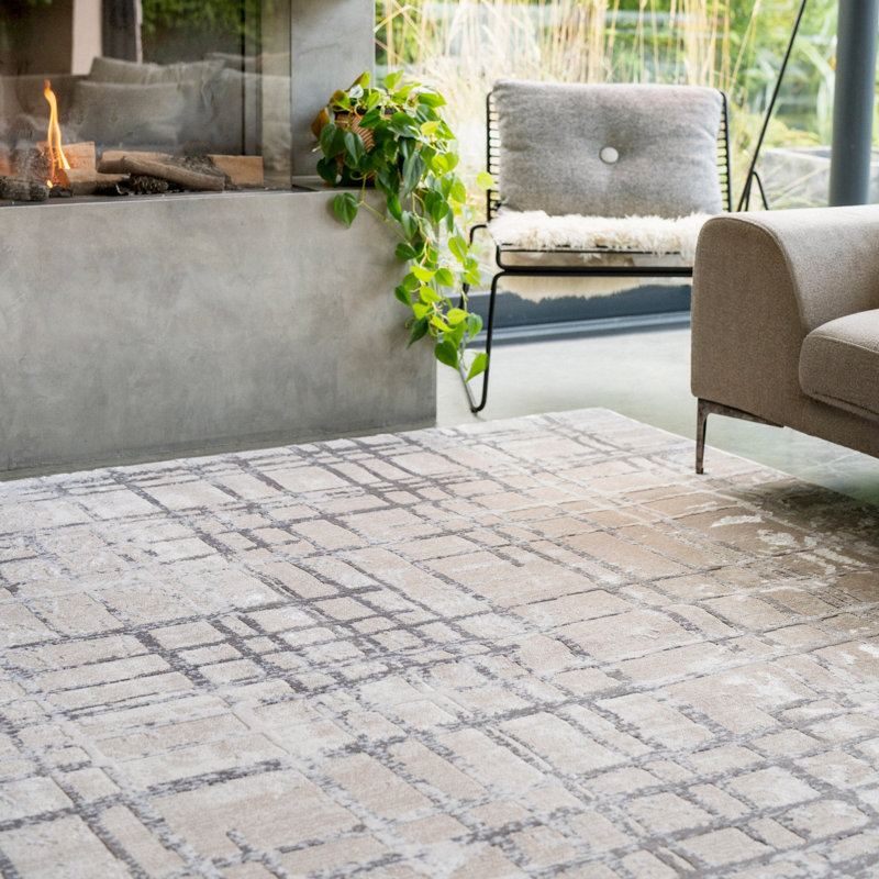 Abstract Machine Tufted Area Rug, 80cm x 150cm