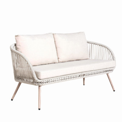 Perris 60.24" Wide Patio Loveseat With Cushions
