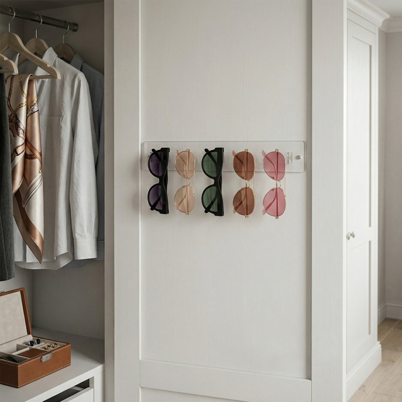 Wall Acrylic Sunglass Organizer Rack