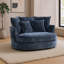 Fauteuil demi-tonneau rembourré de 55 po de largeur-2107589493