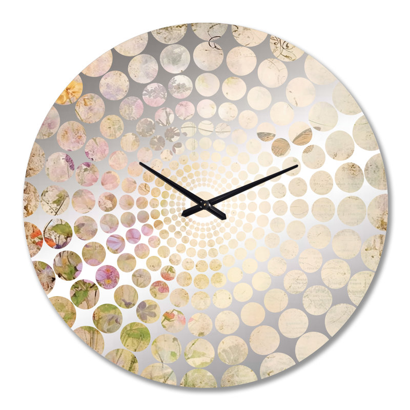 Jeff - horloge murale rose, Grand
