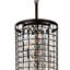 Luminaire suspendu cylindrique unique 4 lumières Hargett