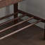 Banc rembourré en bois massif noyer-473370167