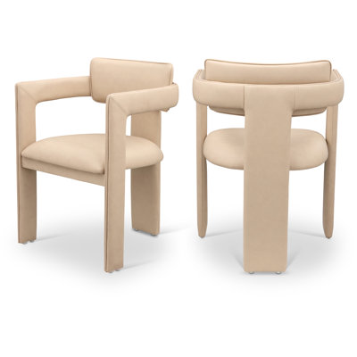 Chaise en cuir Exilda