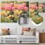 Hortensias dans le jardin de printemps I - reproduction d'art traditionnelle en métal, décoration murale en métal hydrangées-1584220777