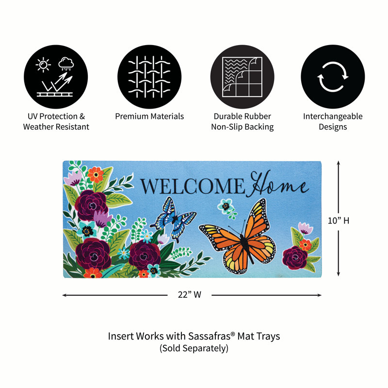 Welcome Home Butterflies Sassafras Switch Mat