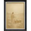 «Serene Shepherd With Flock» dans des tons neutres et doux, impression sur toile encadrée-522953069-522953067