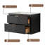 Ensemble de meuble-lavabo simple 30 po avec lavabo en céramique, ensemble mural et flottant-1354816765