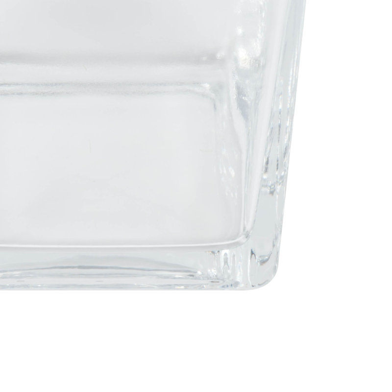 Poitra Glass Table Vase, 3" H x 3" W x 3" D