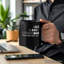 Tasse surhumaine classique audacieuse, «It's Just Who I Am Funny Dad», citation, cadeau avec nom personnalisé