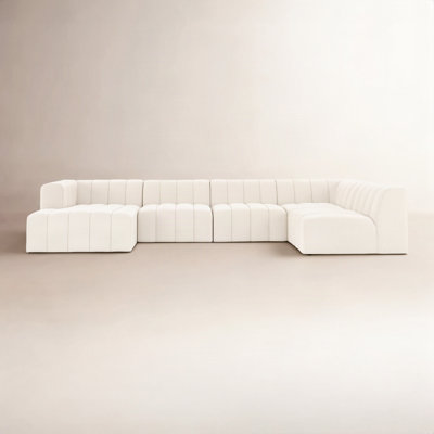 Bowry Upholstered 160 " U-Shaped Sectional
