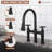 Mondawe Pull Down Kitchen Faucet-91082661