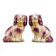 Porcelain Staffordshire Dog Figurines Pair-1729183288