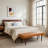 Ellar Genuine Leather Upholstered Bench-1208354482