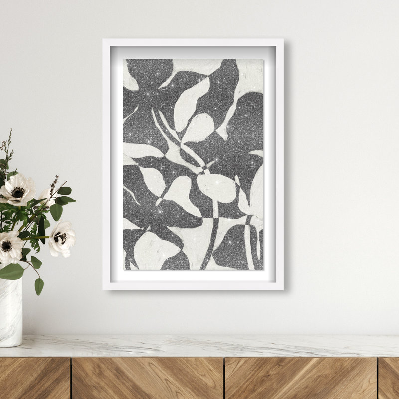Inverted Nature Print by Oliver Gal, 16.5"H x 11.5"W, White Shadowbox