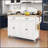 Sturdy Kitchen Island Cart with Solid Wood Top and Locking Wheels,  for Additional Storage and Workspace-244436059